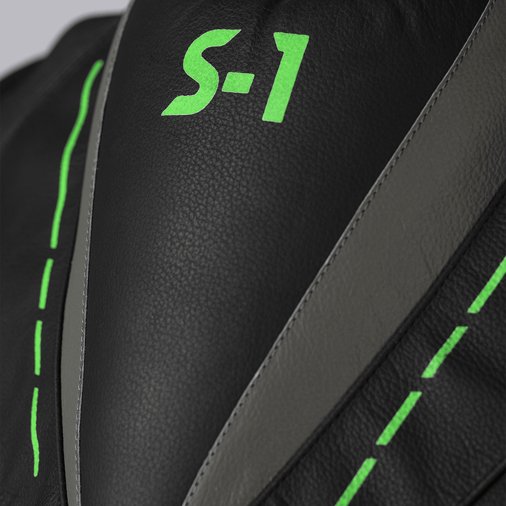 RST S-1 CE 1PCE SUIT - BLACK/GREY/NEON GREEN MONZA IMPORTS sold by Cully's Yamaha