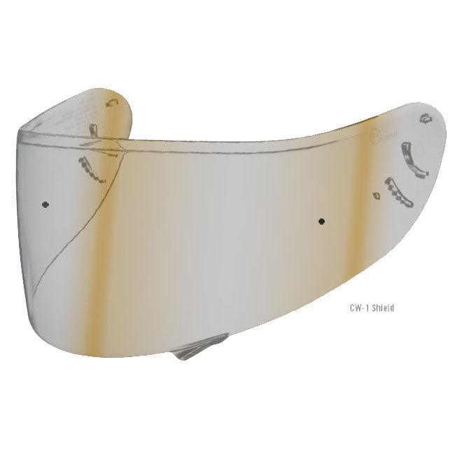 SHOEI CW-1 X-TWELVE/XR1100/TZ-X/QWEST VISOR - IRIDIUM MCLEOD ACCESSORIES (P) sold by Cully's Yamaha