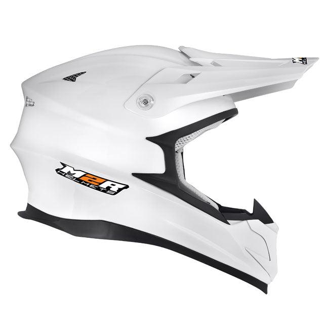 M2R X4.5 SOLID HELMET- WHITE MCLEOD ACCESSORIES (P) sold by Cully's Yamaha