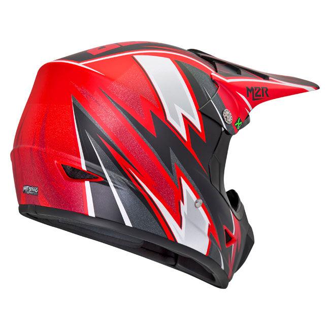 M2R XYOUTH THUNDER YOUTH PC1 HELMET - RED MCLEOD ACCESSORIES (P) sold by Cully's Yamaha