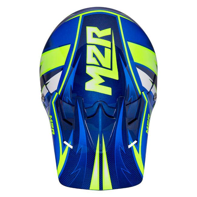 M2R XYOUTH THUNDER YOUTH HELMET PC2 HELMET - BLUE MCLEOD ACCESSORIES (P) sold by Cully's Yamaha
