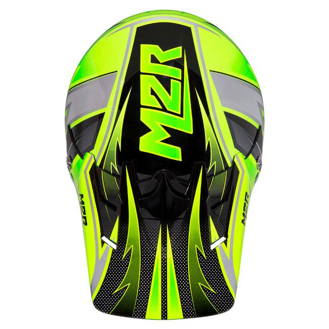 M2R XYOUTH THUNDER YOUTH PC3 HELMET - HI VIS MCLEOD ACCESSORIES (P) sold by Cully's Yamaha