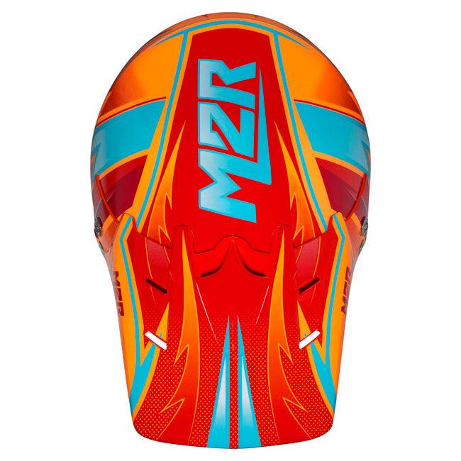 M2R XYOUTH THUNDER YOUTH PC8 HELMET - ORANGE MCLEOD ACCESSORIES (P) sold by Cully's Yamaha