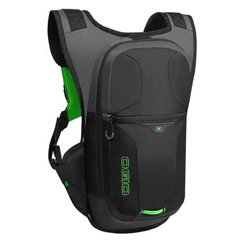 OGIO ATLAS 3L HYDRATION PACK - BLACK/HI-VIS GREEN CASSONS PTY LTD sold by Cully's Yamaha