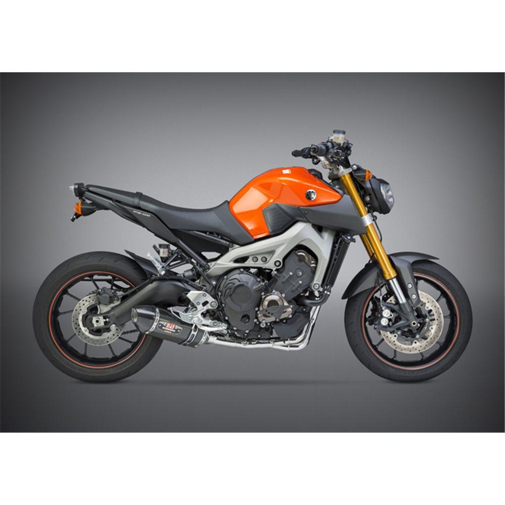 YOSHIMURA STAINLESS STEEL/ CARBON FIBER EXHAUST SYSTEM- MT-09 2009-2017 SERCO PTY LTD sold by Cully's Yamaha
