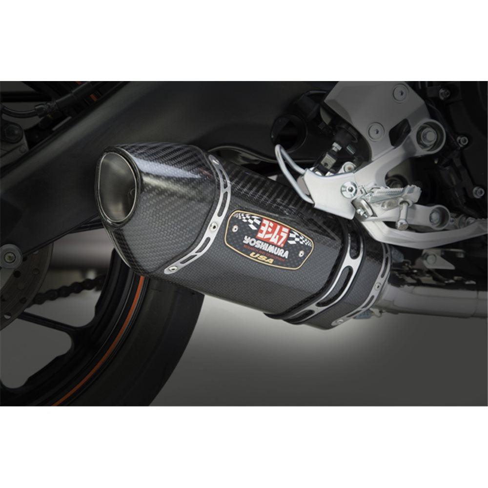 YOSHIMURA STAINLESS STEEL/ CARBON FIBER EXHAUST SYSTEM- MT-09 2009-2017 SERCO PTY LTD sold by Cully's Yamaha