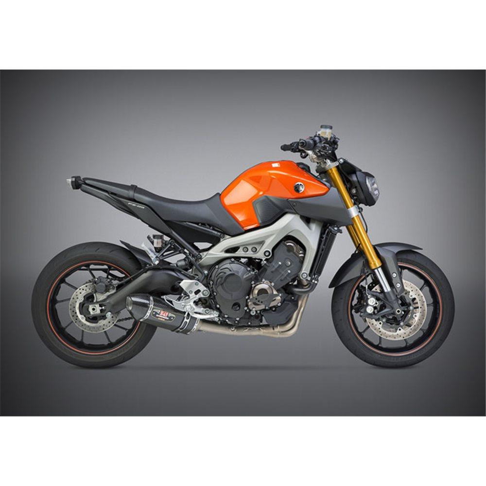 YOSHIMURA STAINLES STEEL/ CARBON FIBER EXHAUST SYSTEM- MT-09 2014-2017 SERCO PTY LTD sold by Cully's Yamaha