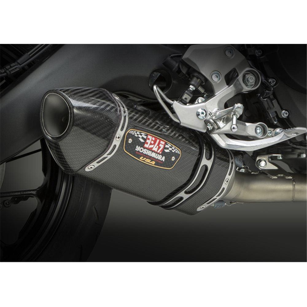 YOSHIMURA STAINLES STEEL/ CARBON FIBER EXHAUST SYSTEM- MT-09 2014-2017 SERCO PTY LTD sold by Cully's Yamaha