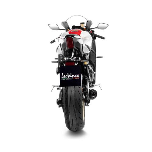 LEOVINCE ONE EVO CARBON FIBER FULL SYSTEM - MT-07 21-22, XSR700 21-22, YZF-R7 22 MONZA IMPORTS sold by Cully's Yamaha