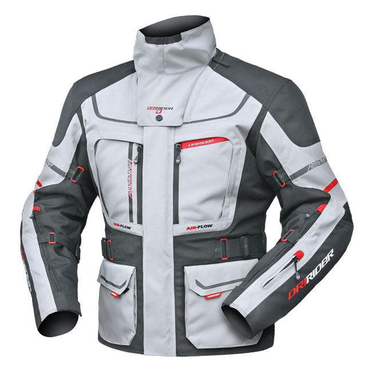 DRIRIDER VORTEX ADVENTURE 2 JACKET - GREY/BLACK MCLEOD ACCESSORIES (P) sold by Cully's Yamaha