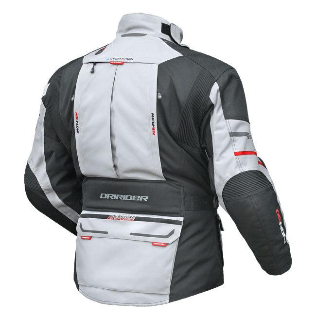 DRIRIDER VORTEX ADVENTURE 2 JACKET - GREY/BLACK MCLEOD ACCESSORIES (P) sold by Cully's Yamaha