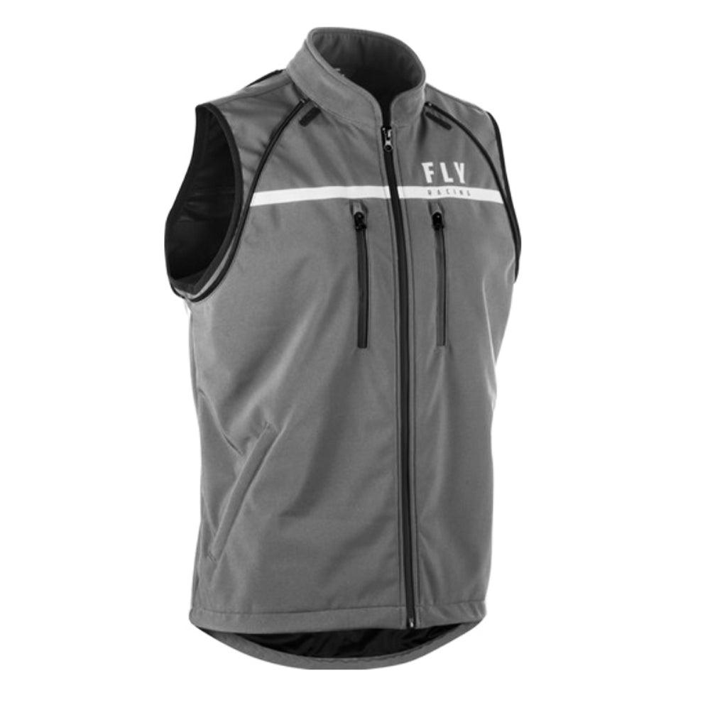 FLY PATROL SOFTSHELL JACKET - GREY MCLEOD ACCESSORIES (P) sold by Cully's Yamaha