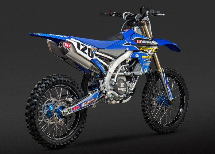 YOSHIMURA RS-4 STAINLESS STEEL/ ALUMINIUM CARBON FIBER TIP EXHAUST SYSTEM- YZ450F 14-17/ WR450 16-17 SERCO PTY LTD sold by Cully's Yamaha