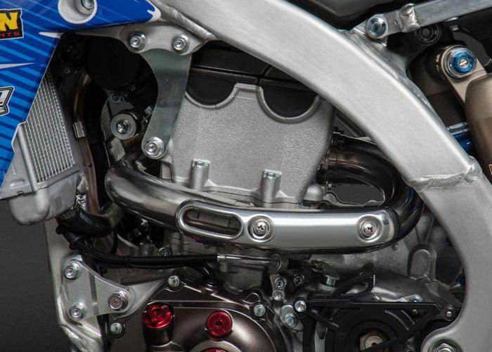 YOSHIMURA RS-4 STAINLESS STEEL/ ALUMINIUM CARBON FIBER TIP EXHAUST SYSTEM- YZ450F 14-17/ WR450 16-17 SERCO PTY LTD sold by Cully's Yamaha