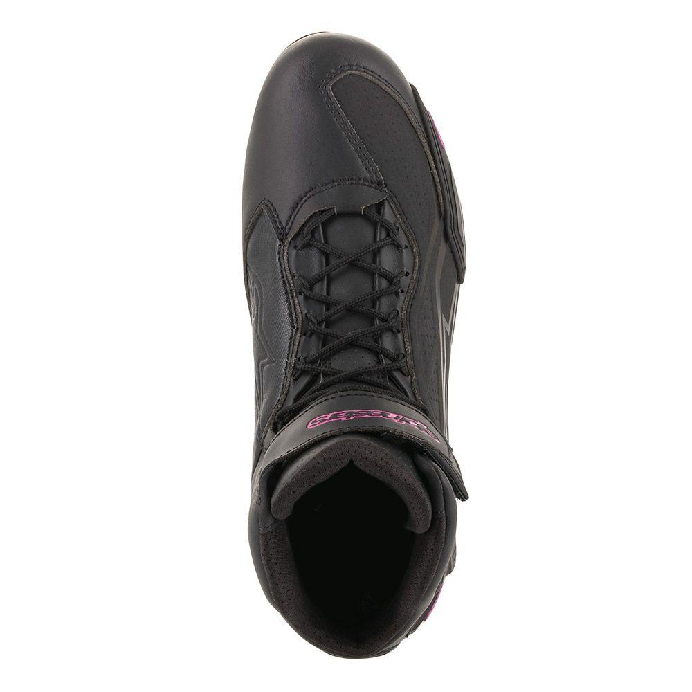 ALPINESTARS STELLA FASTER V3 RIDE SHOES - BLACK/PINK MONZA IMPORTS sold by Cully's Yamaha