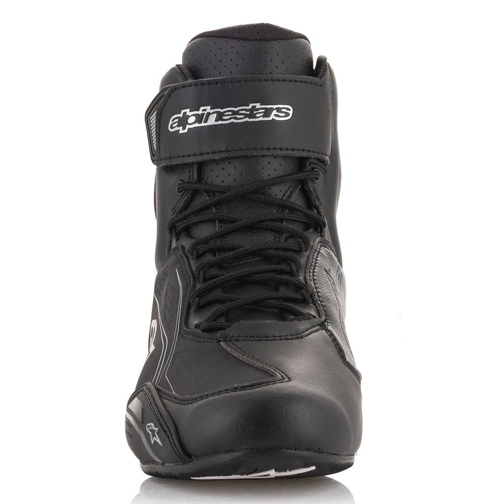 ALPINESTARS STELLA FASTER V3 RIDE SHOES - BLACK/SILVER MONZA IMPORTS sold by Cully's Yamaha