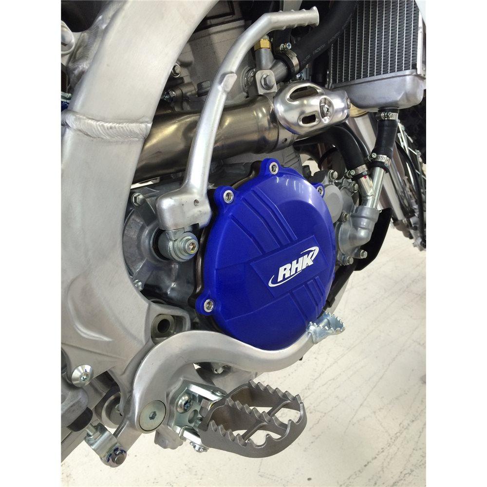 RHK CLUTCH COVER PROTECTOR BLUE- YZ250F 14-17 JOHN TITMAN RACING SERVICES sold by Cully's Yamaha