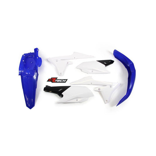 R-TECH PLASTICS KIT WR250F 2015-2019/ WR450F 2016-2018- OEM/ WHITE/ BLACK JOHN TITMAN RACING SERVICES sold by Cully's Yamaha