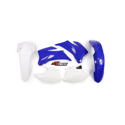 R-TECH PLASTICS KIT WR250F 07-13/ WR450F 07-11- OEM/ WHITE/ BLACK JOHN TITMAN RACING SERVICES sold by Cully's Yamaha
