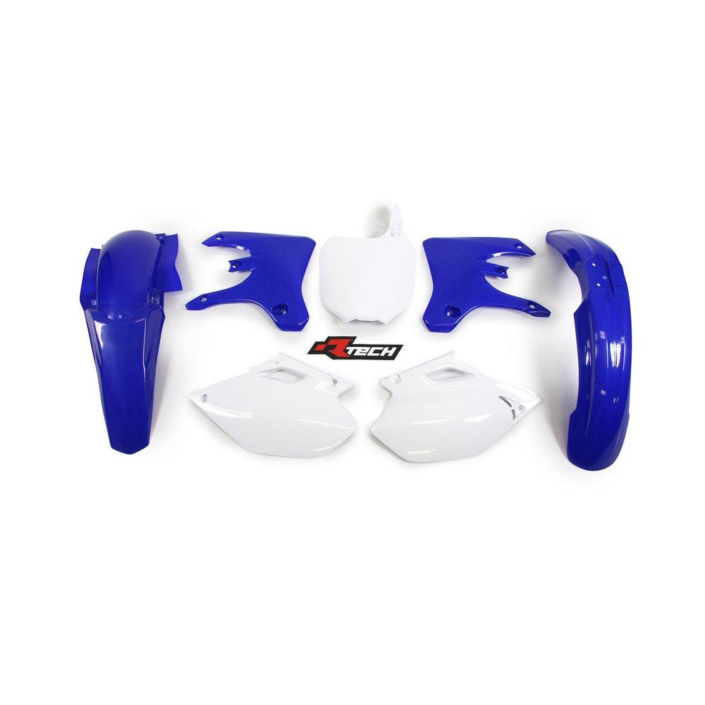 R-TECH PLASTICS KIT YZ450F/ YZ250F 2003-2005- OEM/ BLACK/ WHITE JOHN TITMAN RACING SERVICES sold by Cully's Yamaha