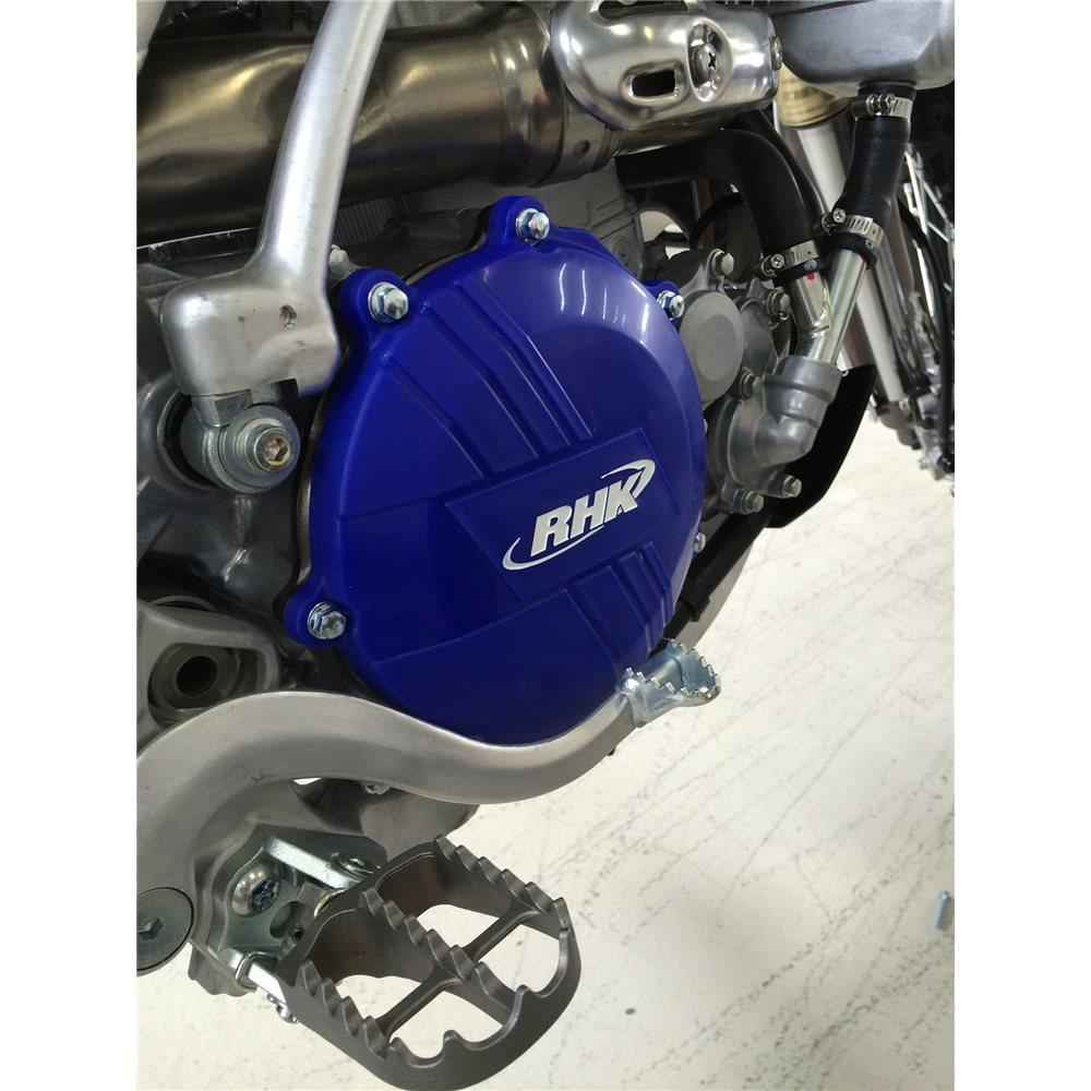 RHK CLUTCH COVER PROTECTOR BLUE- YZ250F 14-17 JOHN TITMAN RACING SERVICES sold by Cully's Yamaha