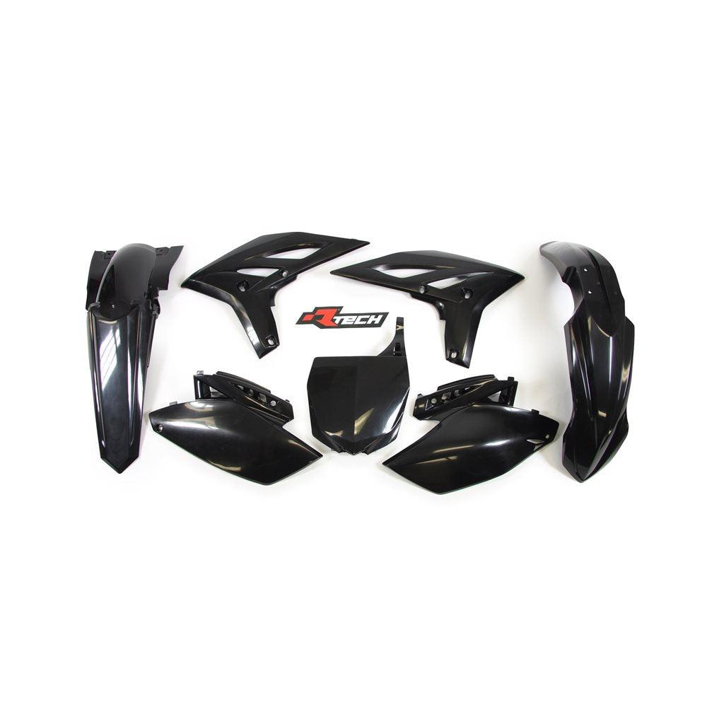 R-TECH PLASTICS KIT YZ250F 2010-2013- OEM/ WHITE/ BLACK JOHN TITMAN RACING SERVICES sold by Cully's Yamaha