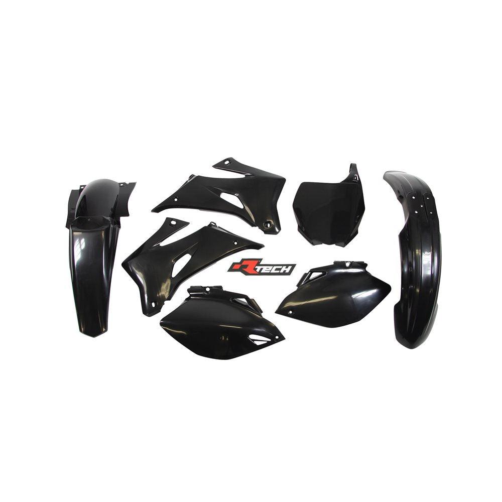 R-TECH PLASTICS KIT YZ250F/ YZ450F 2006-2009- OEM/ BLACK/ WHITE JOHN TITMAN RACING SERVICES sold by Cully's Yamaha
