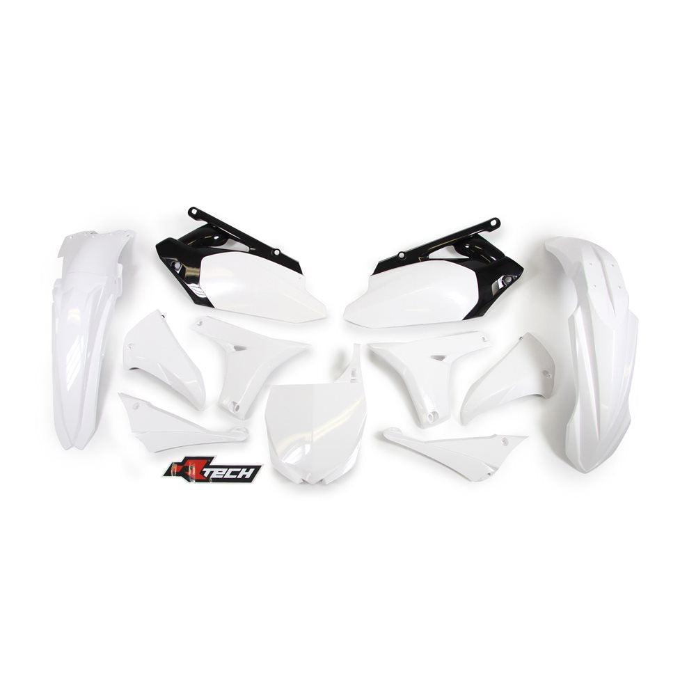 R-TECH PLASTICS KIT YZ450F 2010-2013- OEM/ BLACK/ WHITE JOHN TITMAN RACING SERVICES sold by Cully's Yamaha