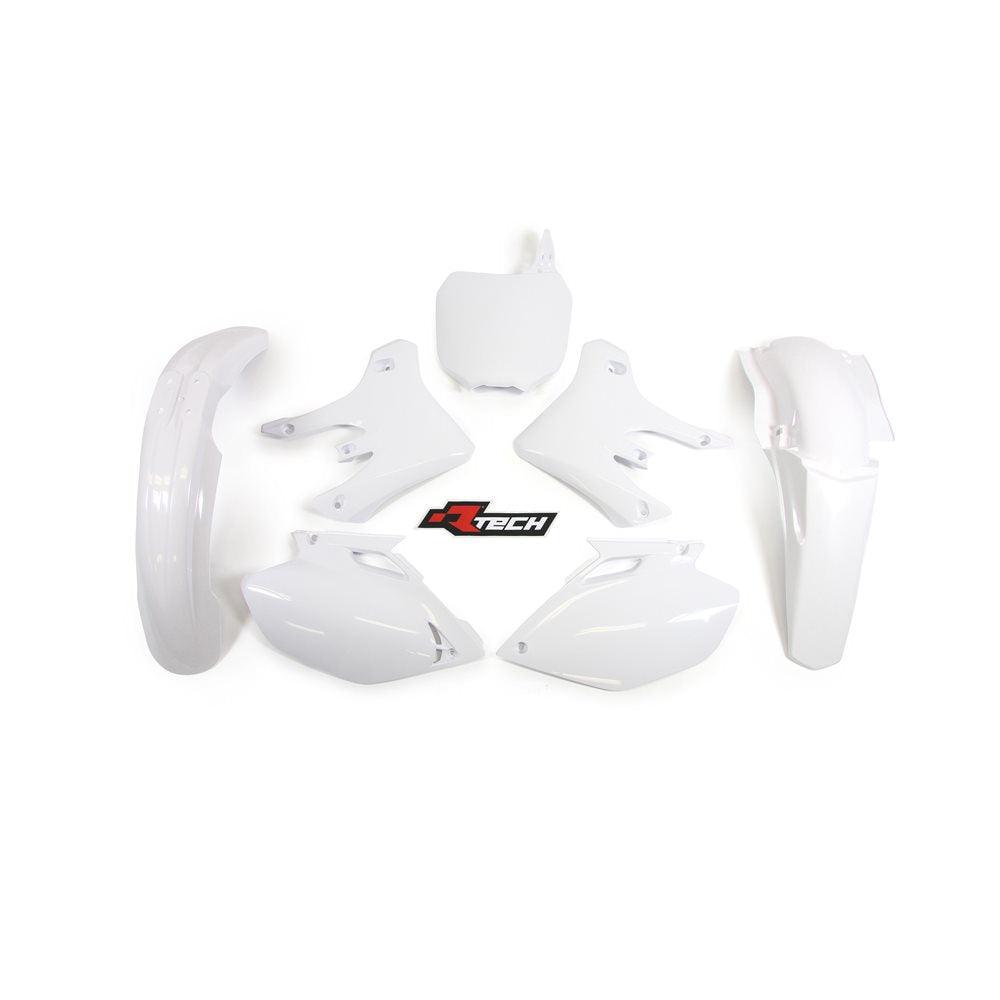 R-TECH PLASTICS KIT YZ450F/ YZ250F 2003-2005- OEM/ BLACK/ WHITE JOHN TITMAN RACING SERVICES sold by Cully's Yamaha