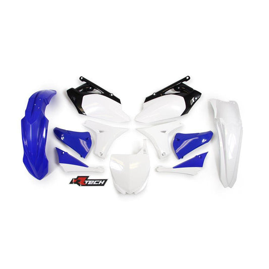 R-TECH PLASTICS KIT YZ450F 2010-2013- OEM/ BLACK/ WHITE JOHN TITMAN RACING SERVICES sold by Cully's Yamaha