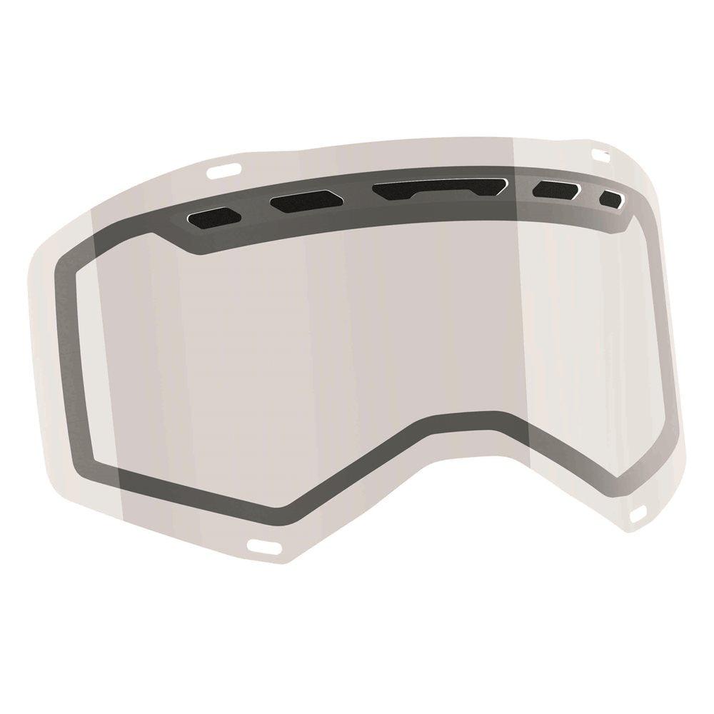 SCOTT PROSPECT/FURY ACS DOUBLE LENS REPLACEMENT LENS - CLEAR/GREY FICEDA ACCESSORIES sold by Cully's Yamaha