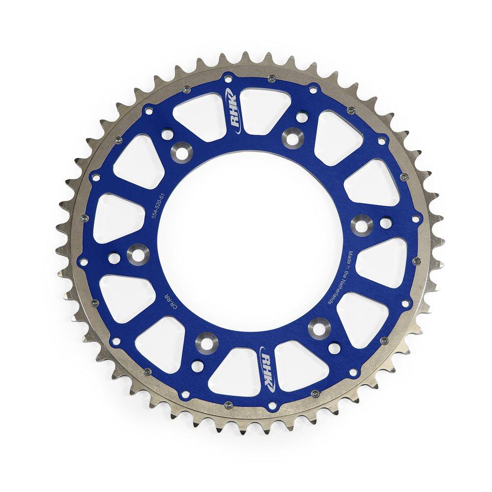 RHK FUSION ALUMINIUM/ STEEL SPROCKET- BLUE (520) JOHN TITMAN RACING SERVICES sold by Cully's Yamaha
