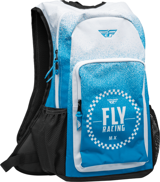 FLY 2023 JUMP PACK BACKPACK - BLUE/WHITE MCLEOD ACCESSORIES (P) sold by Cully's Yamaha