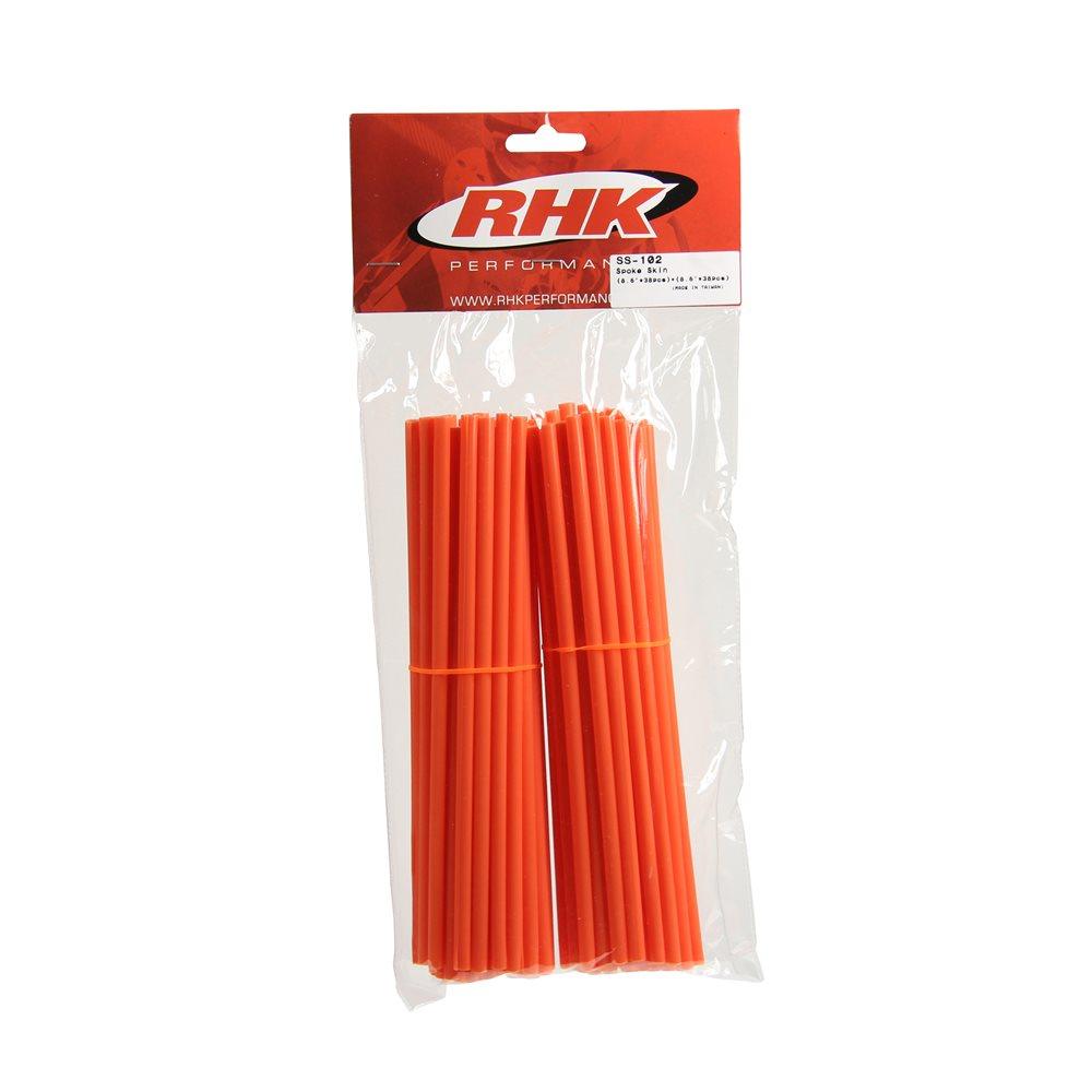 RHK SPOKE WRAPS- ORANGE JOHN TITMAN RACING SERVICES sold by Cully's Yamaha