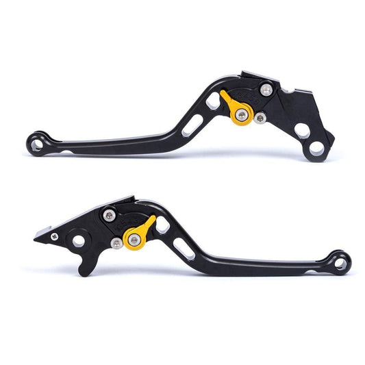 LA CORSA ADJUSTABLE LEVER SET- BLACK G P WHOLESALE sold by Cully's Yamaha