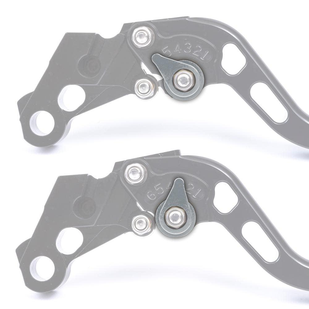 LA CORSA LEVER ADJUSTER SET- SILVER G P WHOLESALE sold by Cully's Yamaha