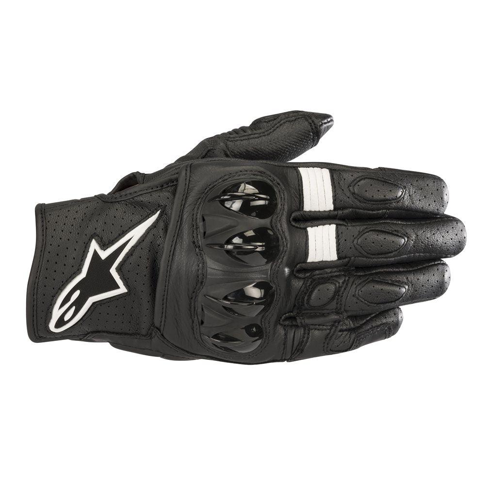 ALPINESTARS CELER V2 LEATHER GLOVES - BLACK/WHITE MONZA IMPORTS sold by Cully's Yamaha