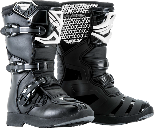 FLY 2023 YOUTH MAVERIK BOOTS - BLACK