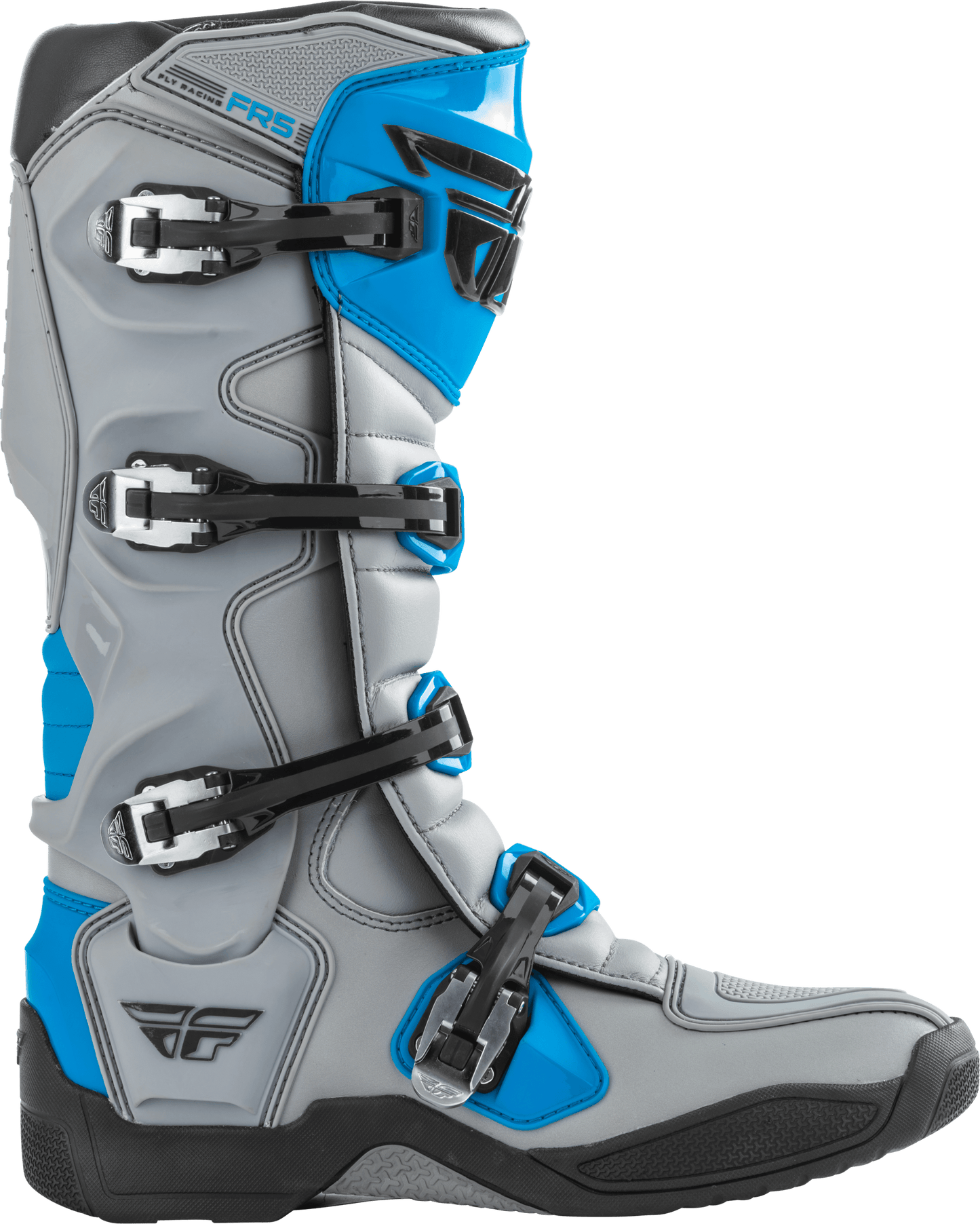 FLY 2023 FR5 BOOTS - GREY/BLUE MCLEOD ACCESSORIES (P) sold by Cully's Yamaha