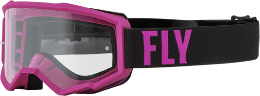 FLY 2023 FOCUS GOGGLES - PINK/BLACK (CLEAR) MCLEOD ACCESSORIES (P) sold by Cully's Yamaha