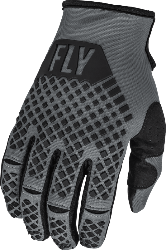 FLY 2023 YOUTH KINETIC GLOVES - DARK GREY/BLACK MCLEOD ACCESSORIES (P) sold by Cully's Yamaha