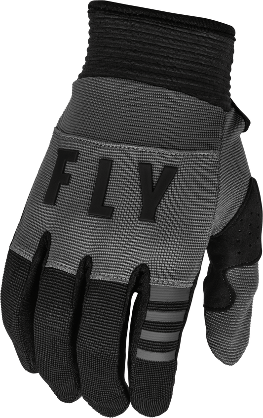FLY 2023 YOUTH F-16 GLOVES - DARK GREY/BLACK MCLEOD ACCESSORIES (P) sold by Cully's Yamaha