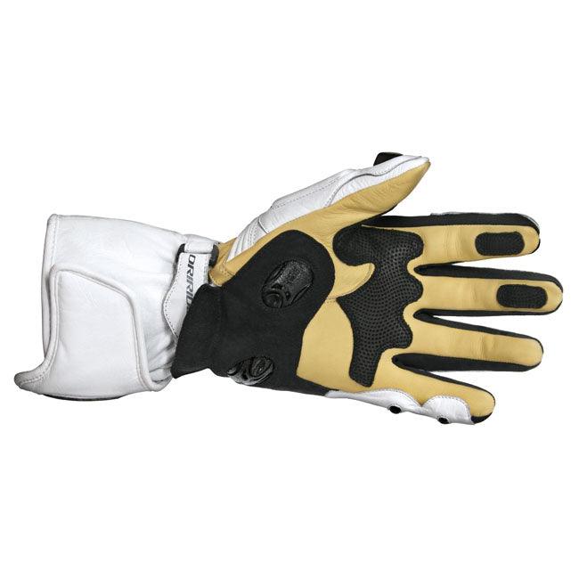 DRIRIDER TRACK GLOVES - BLACK/WHITE MCLEOD ACCESSORIES (P) sold by Cully's Yamaha