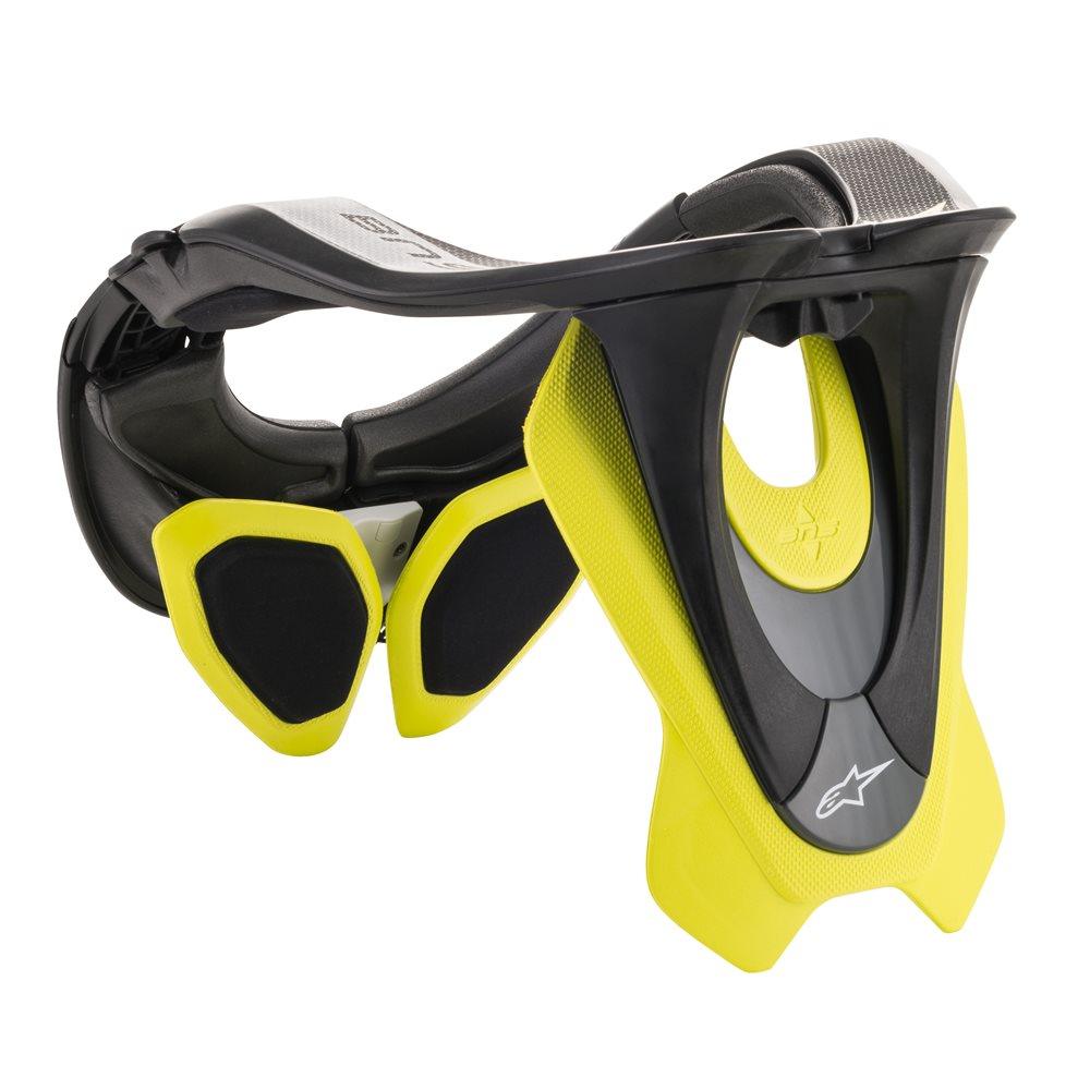 ALPINESTARS BNS TECH-2 NECK SUPPORT- BLACK/ FLURO MONZA IMPORTS sold by Cully's Yamaha