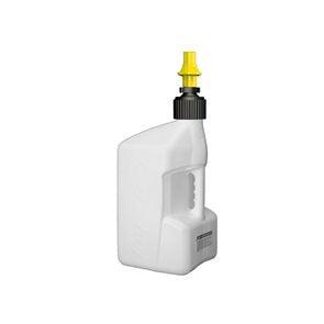 TUFF JUG 20 LITRE FUEL CHURN - WHITE/YELLOW A1 ACCESSORY IMPORTS sold by Cully's Yamaha