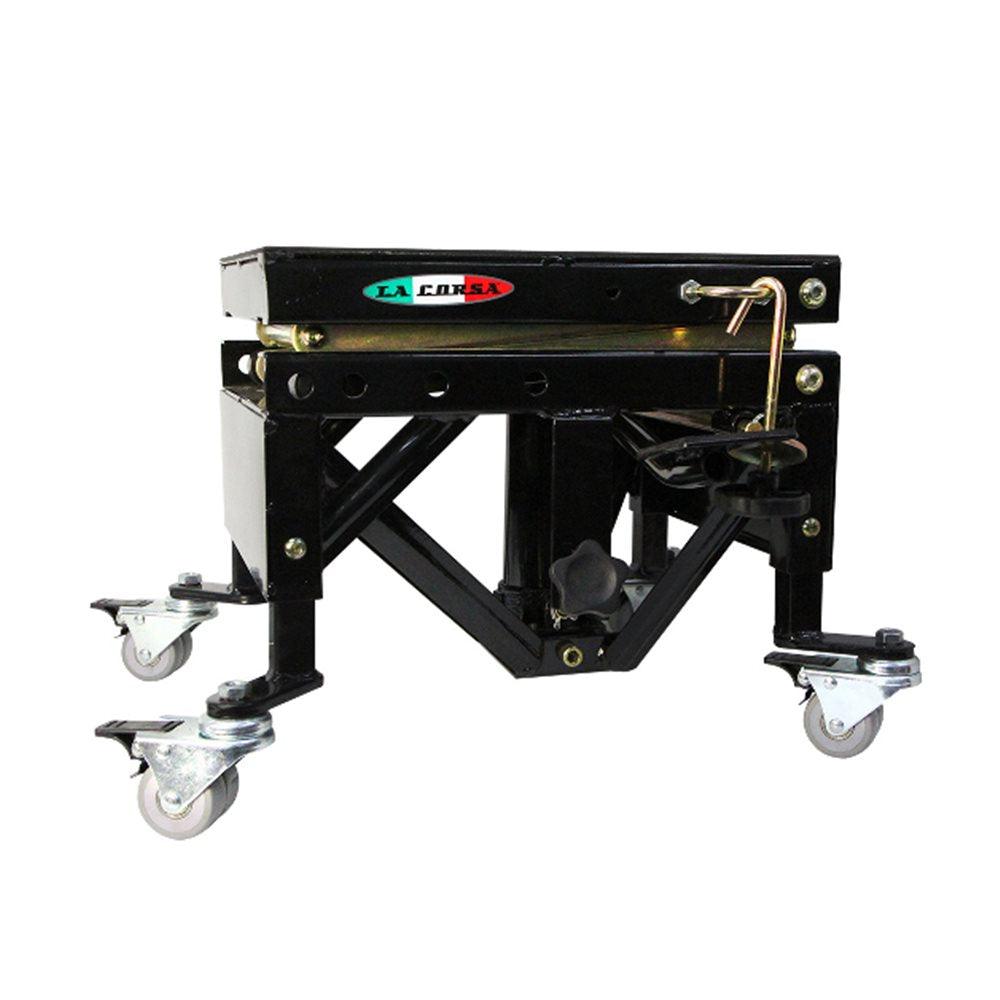 LA CORSA HEAVY DUTY MX SCISSOR STAND ON WHEELS G P WHOLESALE sold by Cully's Yamaha