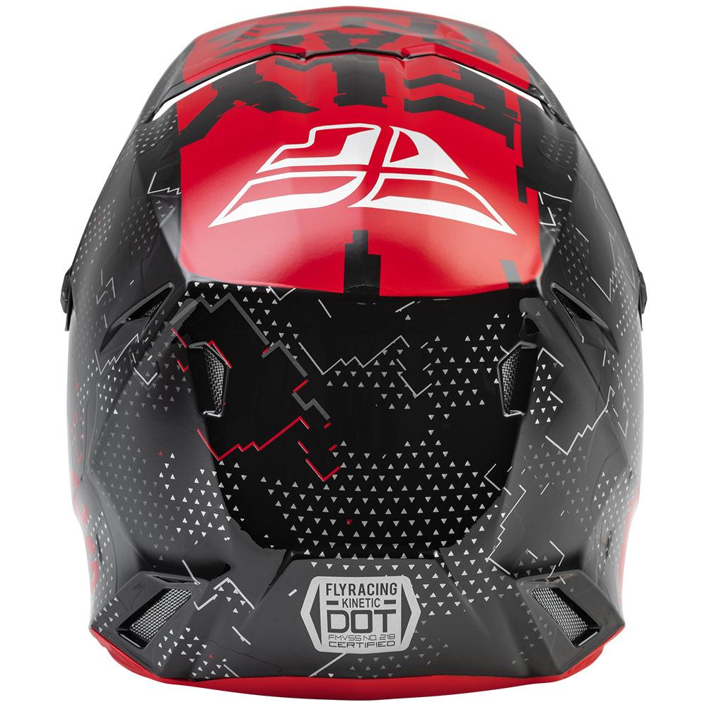 FLY KINETIC SCAN HELMET - BLACK/RED MCLEOD ACCESSORIES (P) sold by Cully's Yamaha