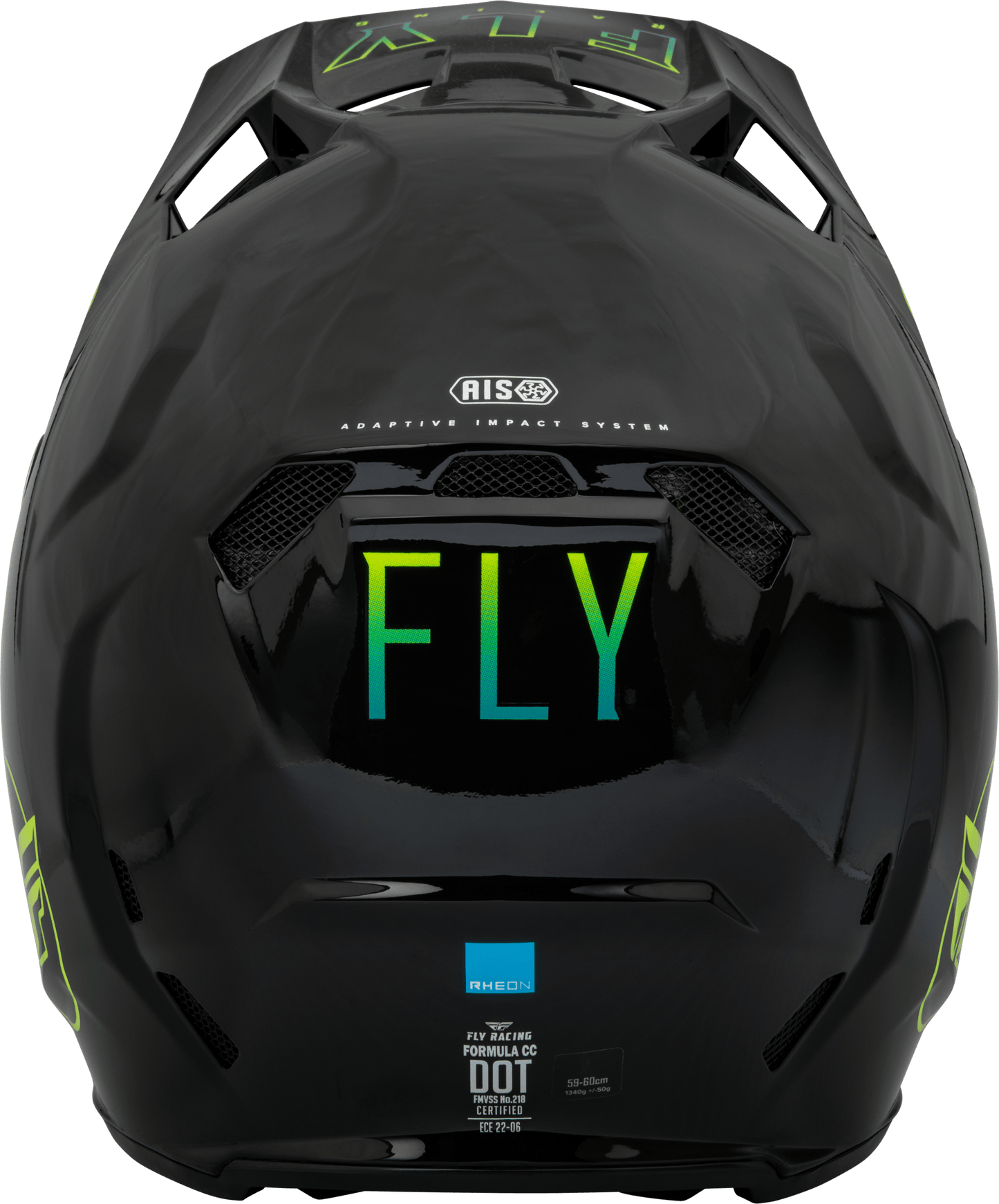 FLY 2023 FORMULA CC CENTRUM HELMET - BLACK/BLUE/HI-VIS MCLEOD ACCESSORIES (P) sold by Cully's Yamaha