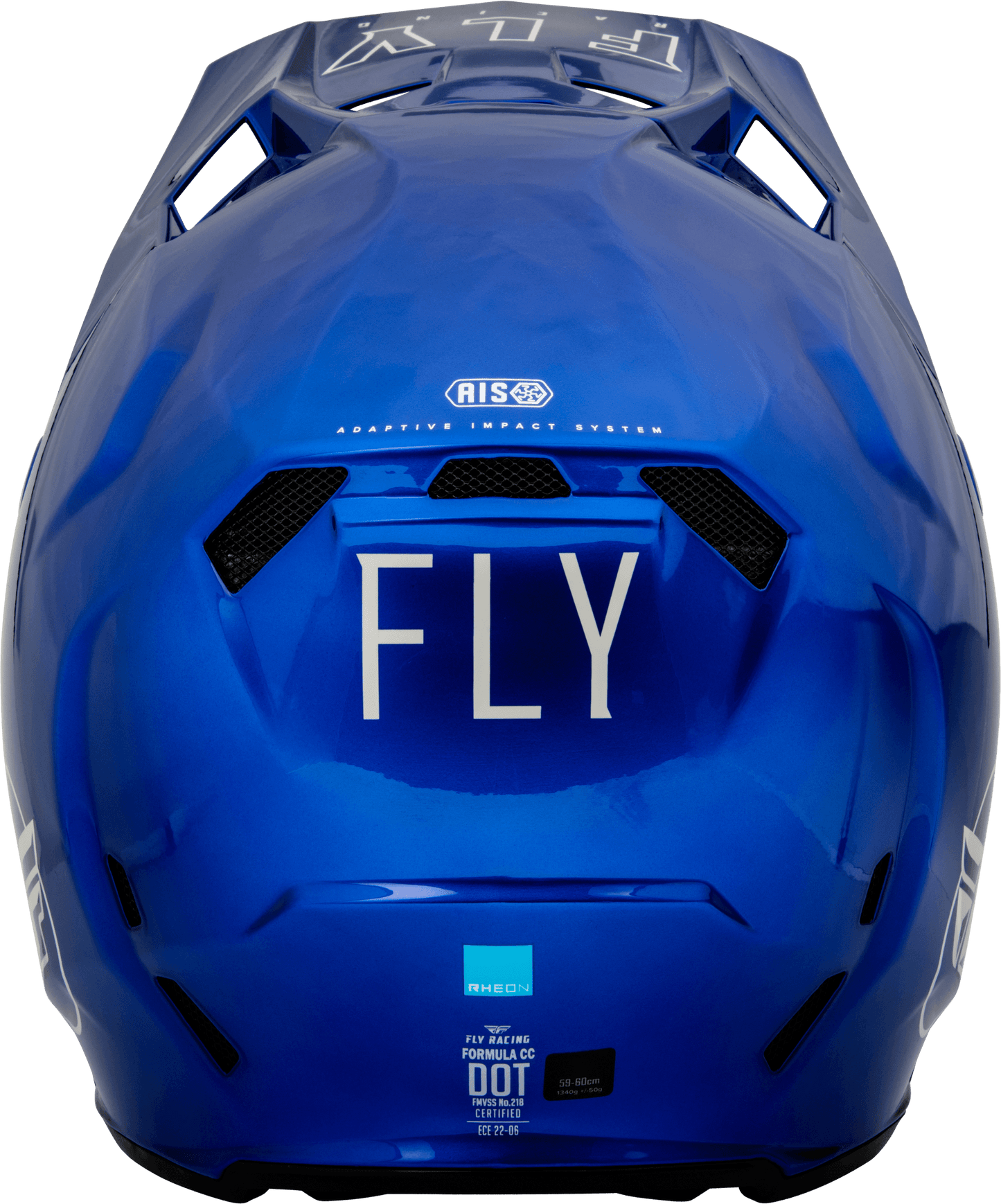 FLY 2023 FORMULA CC CENTRUM HELMET - METALLIC BLUE/GREY MCLEOD ACCESSORIES (P) sold by Cully's Yamaha