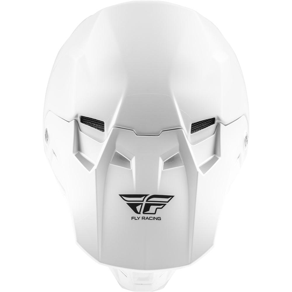 FLY 2020 FORMULA CARBON SOLID HELMET - WHITE MCLEOD ACCESSORIES (P) sold by Cully's Yamaha